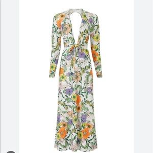 AFRM Assi cutout dress in vintage floral